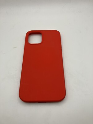 Apple Like Silicone Case with MagSafe for iPhone 12/12 Pro Red