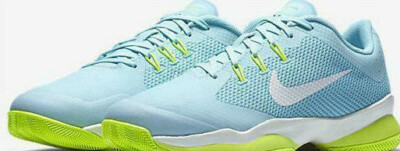 Tennis Nike Air Zoom Ultra  Still Blau  Weiß Polarisiertes Blau Gelb Sand Gr.36