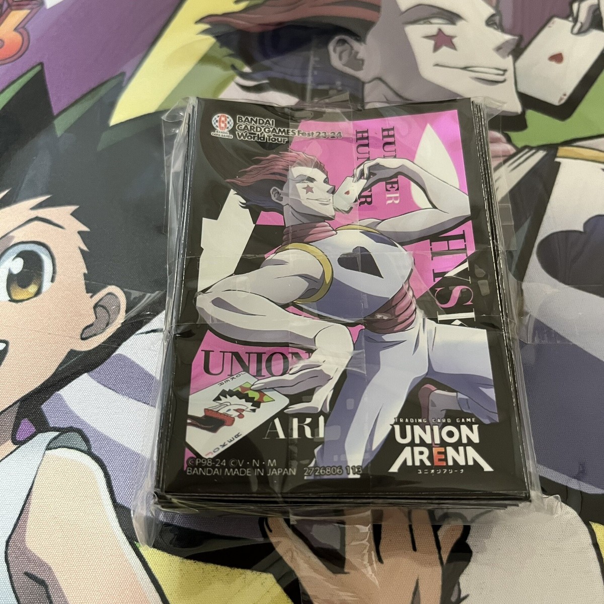 Union Arena Hunter × Hunter Special Set Playmat Card & Sleeve