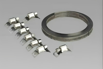 8-tlg SchlauchschellenOriginal Rohrschellen Set Edelstahl 8mm 12mm WASSERHAHN SANITÄR