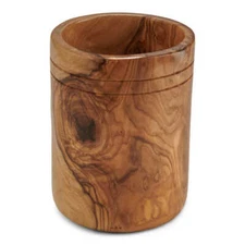 BERARD FRANCE, 6" OLIVE WOOD KITCHEN UTENSIL HOLDER, BRAND NEW, IMPORTED