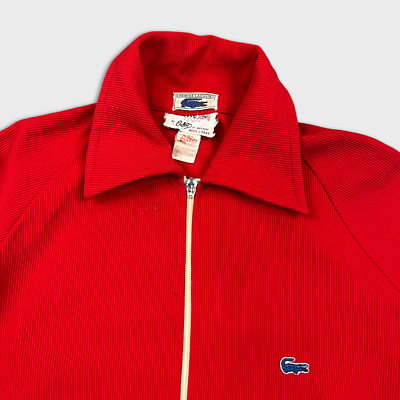 Vintage 1970s Chemise Lacoste IZOD x Odlo Track Jacket Mens Large