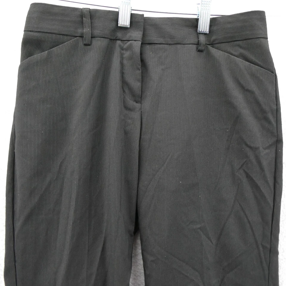 Express Editor Pants 0 Womens 28x34 Black Straight Leg Dress Pants 28 x 34 Suit - Image 3 of 4