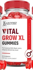 Vital Grow XL Performance Gummies 1000MG Advanced Formula Formulated with ACV