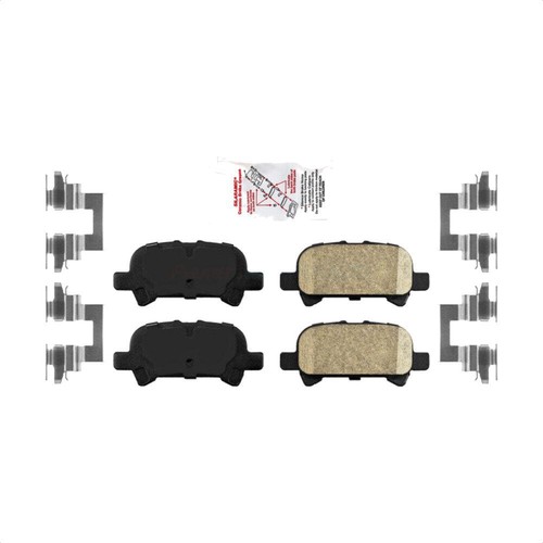 For Toyota Camry Avalon Solara Front Rear Ceramic Pad Coat Disc Brake Rotors Kit - Picture 6 of 18