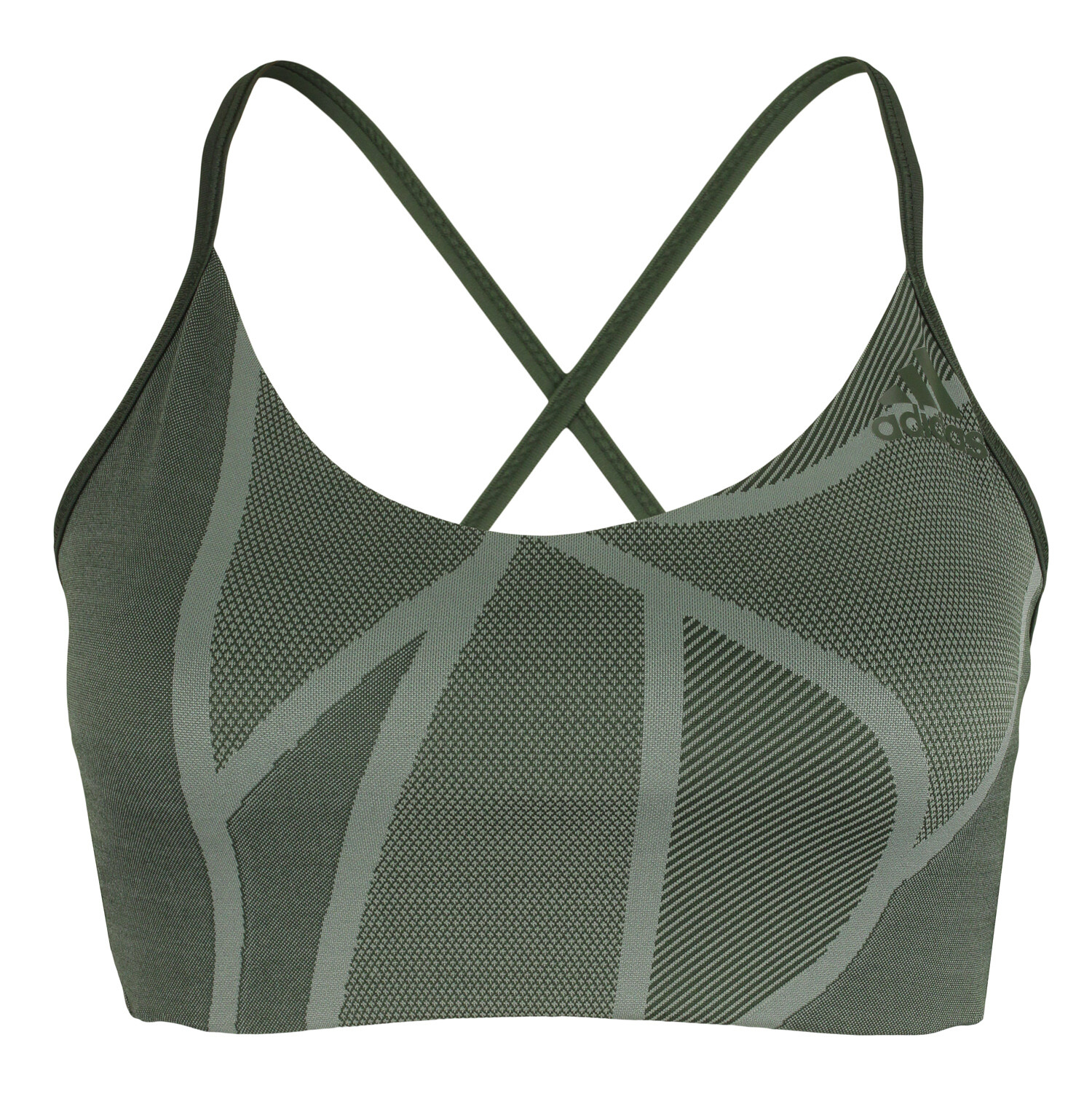 Спортивный бюстгальтер Adidas Womens PK All Me, Legend Earth