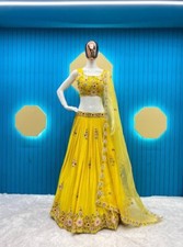 Bride Haldi Lehenga Ready made Lengha Choli Indian Wedding Party Wear Pakistani
