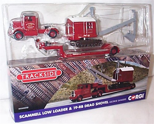 Corgi DGS00002 OO Gauge Scammell Low Loader & 19-RB Drag Shovel George Sanders