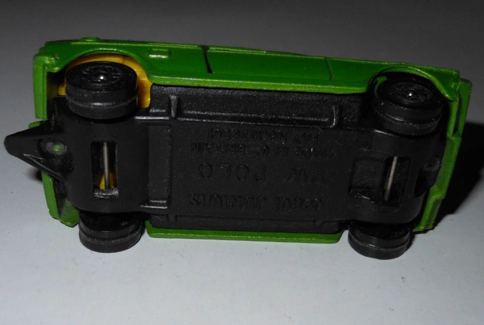 CORGI JUNIORS VW VOLKSWAGEN POLO VERDE METALLIZZATO OTTIME CONDIZIONI - Immagine 3 di 3