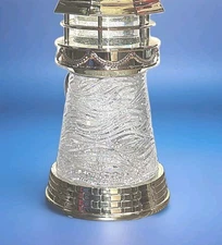 Glowing Light House 3 wick Candle Holder By Bath & Body Works. 