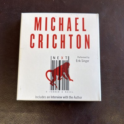 Michael Crichton NEXT  11 Audio CD Box Set   HarperCollins  2006 Sealed