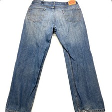 Vintage Levi's 550 Relaxed Fit Jeans Mens 40x32 Blue Denim Mid Rise Straight Leg