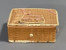 Antique SDL Shaker Poplar Box Sewing Basket Needle Case Emery Sabbathday Lake ME