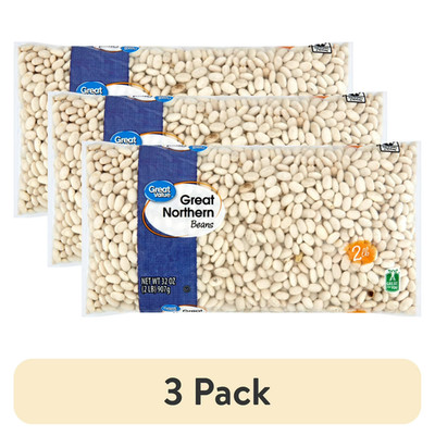 (3 pack) Great Value Great Northern Beans, 32 oz...