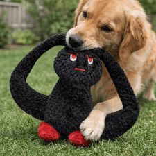 Long Eared Rabbits Dog Chew Toys Gnawing Puppy Toys  Medium Small Dog