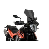 Puig Touring Windschutzscheibe Fur Ktm 890 R Rally Adventure 21-25 Dunkel Getont