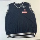Criminal Damage Men's Tank Top Knitted Vest Black & White size M - New with Tags