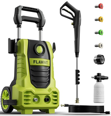 #ad FLAWNT Electric Pressure Washer 26 FT Hose Pressure Cleaner 2030 PSI Green $80.03