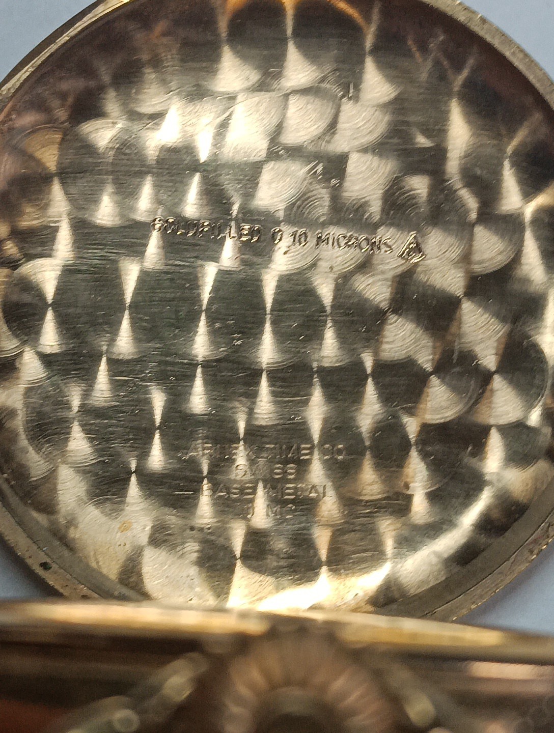 Vintage Arnex 17 Jewel Incabloc Mechanical Pocket Watch Working