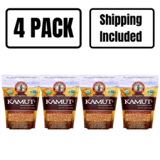 Organic Kamut Khorasan Wheat | 2 lb | Pack of 4 | Non-GMO | Shipping Included |
