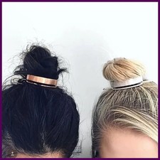 Hair Sticks Feather Bun Cuff Leaf HairPin Set Women Unique Wedding Hair.