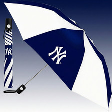McArthur Sports New York Yankees MLB Baseball Auto Fold Totes 42" Umbrella NEW
