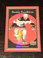 2023-24 Upper Deck TRILOGY Hockey Milos Kelemen RED ROOKIE RENDITIONS #506/799
