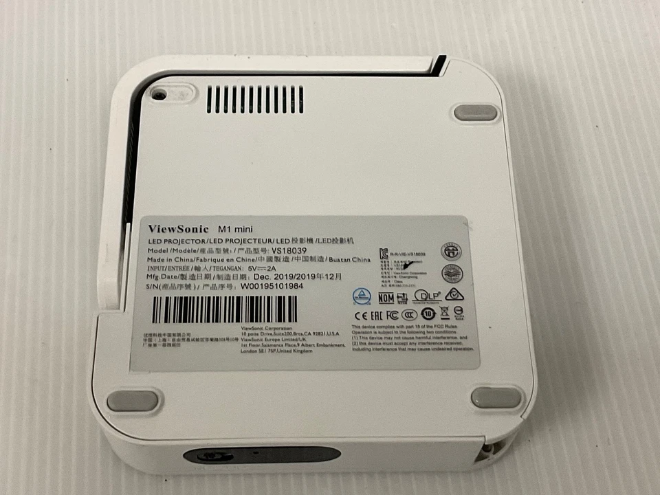 ViewSonic M1 Mini Portable LED Projector Teal USB HDMI Compact - Image 3 of 4