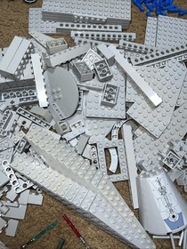 Lego 7965 Star Wars Millenium Falcon 3 Minifigure Luke Han Chewbacca Miss 32 Pcs