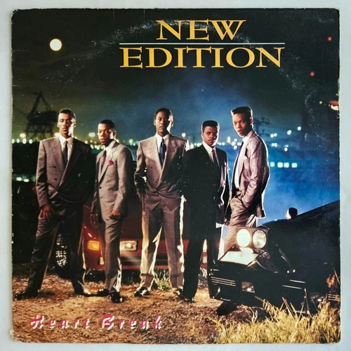 80'S R&B - NEW EDITION - HEART BREAK LP - MCA RECORDS ORIGINAL PRESSING
