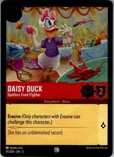 Daisy Duck - Spotless Food-Fighter Shimmering Skies 111/204 Cold Foil Lorcana NM