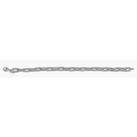 Armband 19 Cm - WeißGold - 585-14K - Anker-Muster