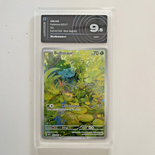 Pokemon Card Bulbasaur 166/165 151 ITA Italian AiGrade 9.5 9 10