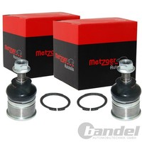 2X Metzger Traggelenke Unten Vorne Beidseitig Passend FÜR Honda Accord Shuttle