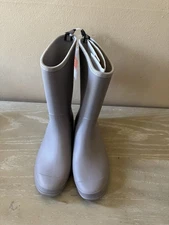 HISEA Women's Mid Calf Rain Boots Waterproof Garden Work Shoes Anti-Slip Wellies