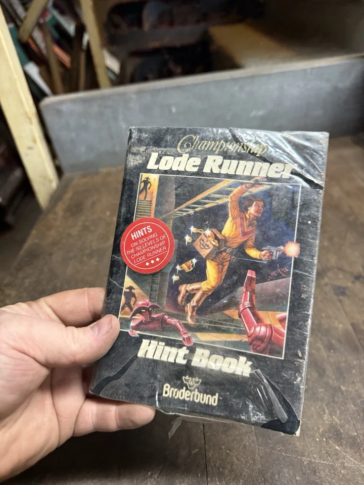1984 New NOS Unused Championship Lode Runner Hint Book Broderbund Video Game Box - Image 4 of 4