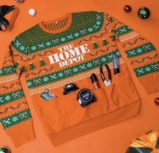 Home Depot Holiday Sweater Bundle + $50 Gift Card Size Xl - In Hand