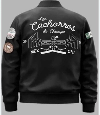 2026 Chicago Cubs Mexican Heritage Bomber Jacket 5/20 size large 