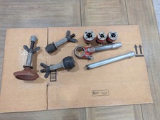 Ridgid Pipe Threader Handle With A Few Dies And Drain Plugs