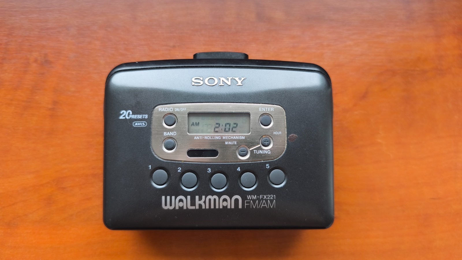 Vintage Sony Walkman WM-FX221 AM/FM Radio Cassette Player with Auto-Reverse  