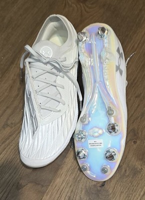 New Sz 8 Under Armour Magnetico Elite 4 White Hybrid Soccer Cleat 3027701-100