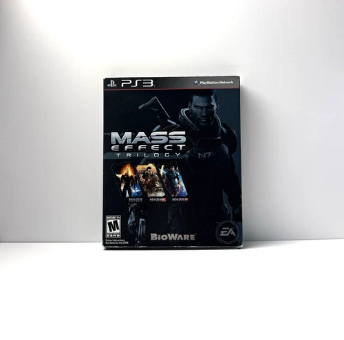 Mass Effect Trilogy Sony PlayStation 3 PS3 Mint Discs CIB Refurbished & Tested