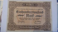 Niemcy Notgeld, Crimmetschau 100 000 marek, 31.07.1923 r.