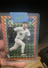 2025 Topps Chrome Update Series - Chase Meidroth #USC75 Orange Geometric /25 RC!