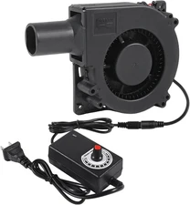 120Mm X 32Mm Electric BBQ Blower Fan 12V with 110V - 240V AC Variable Speed Cont