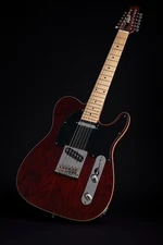 12 string electric guitar full-size exotic burl maple new telecaster style