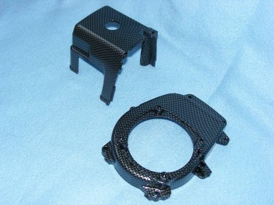 Carbon Look Gehäuse Abdeckung Reely 1:6 Motor Carbon Fighter
