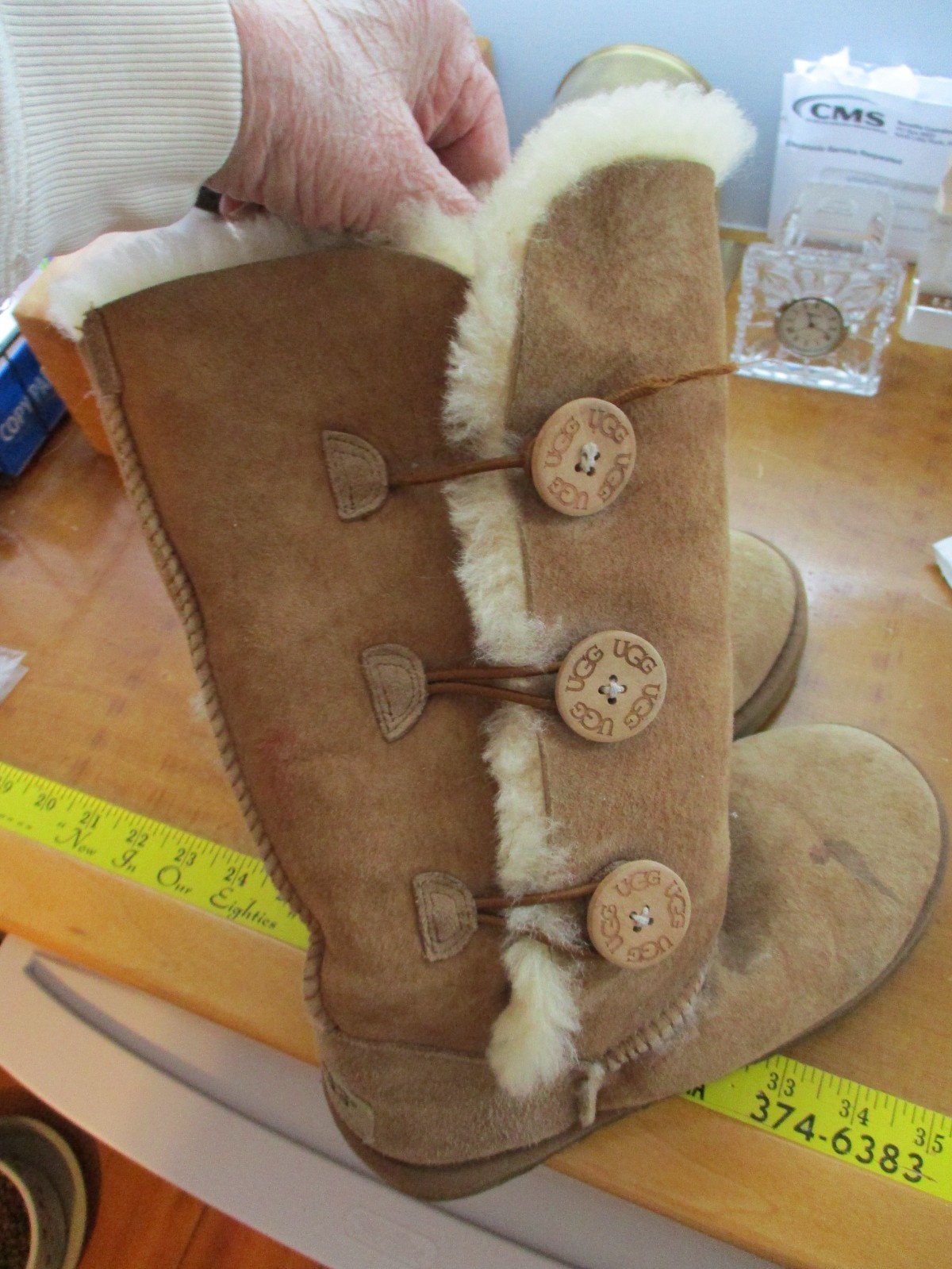 UGG Bailey Button TALL THREE BUTTON WRAPS BOOTS b… - image 2