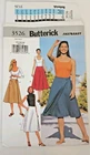 Butterick 3226 Ladies Wrap Skirt Sewing Pattern 12-16  New Envelope Damage