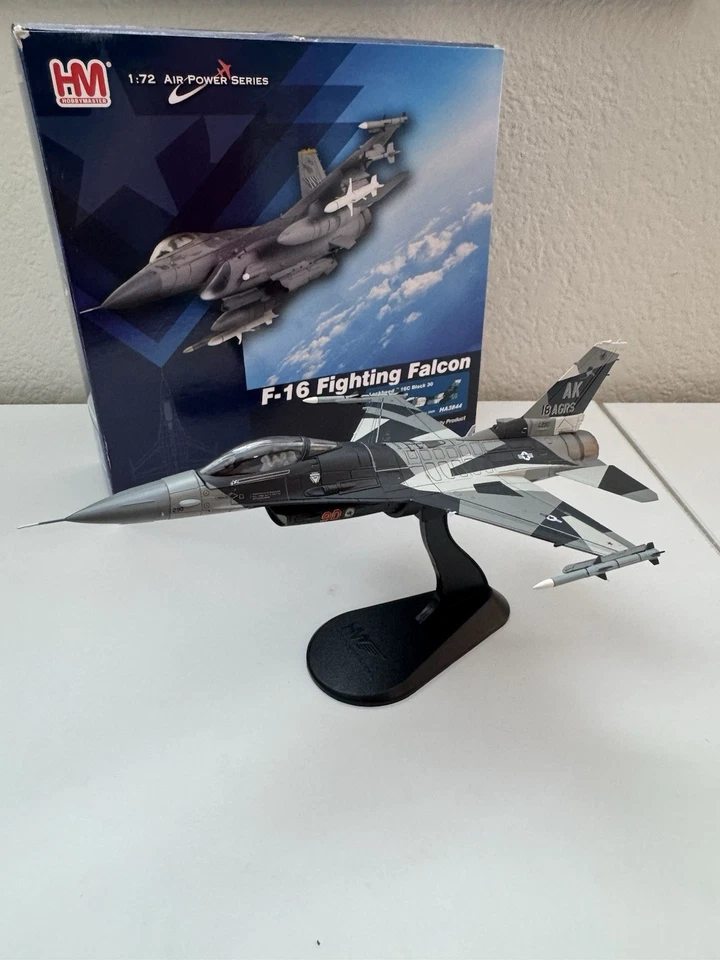 MIB Hobby Master Diecast Lockheed F-16C Fighting Falcon 18th Agg Sqn HA3844 - Image 3 of 4